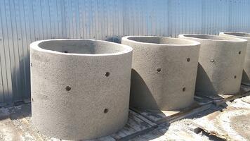 Бетонные кольца 2 метра: внешний вид